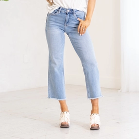 Comfortable Appearance Date Night Loose Vintage Lover Sensational High Rise Cropped Slim Wide Leg Regular & Plus Sizes