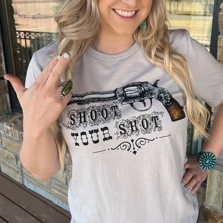 Shoot Your Shot Tee NonRestrictive Armholes