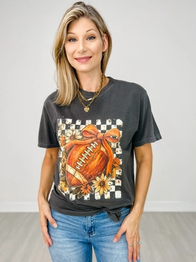 Fall Football Checker Board Graphic Classic Tank Reinforced Stress Points