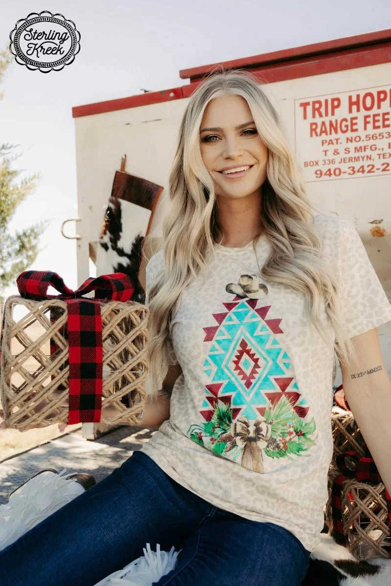 summer top simple design PLUS Cowboy Christmas Tee*