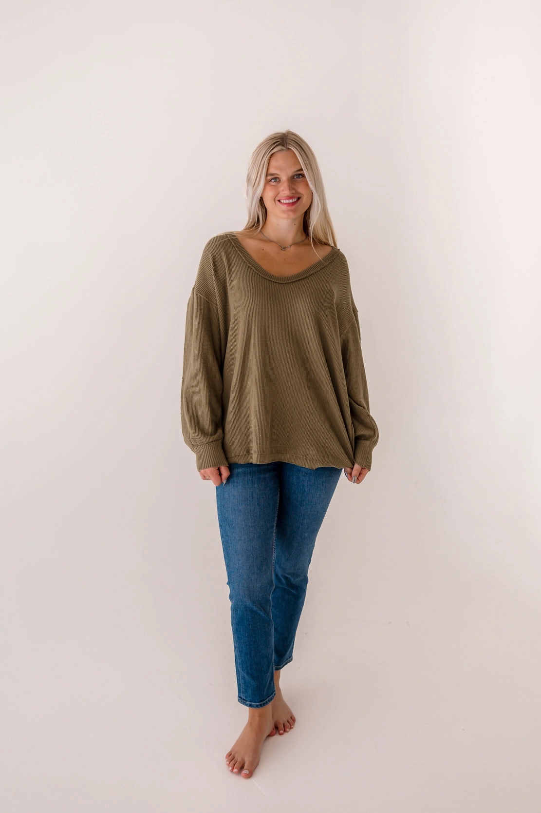 Job Interview We The Free Coast 2 Coast Thermal | Gothic Olive Cross