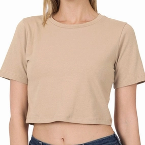 NonRestrictiveCut Simply Cropped Tee- 3 Colors