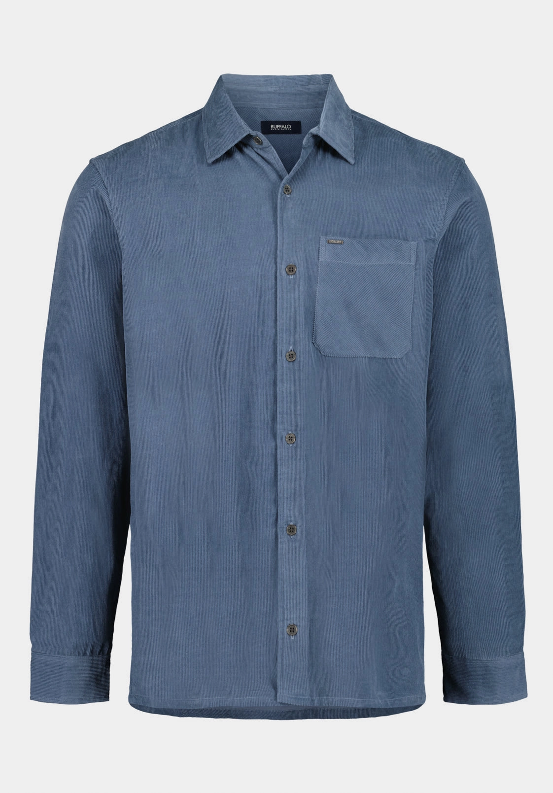 Sinclair Men??s Long-Sleeve Corduroy Shirt with Chest Pocket, Mirage - BM24772 Functional Fashion Cultural Inspired