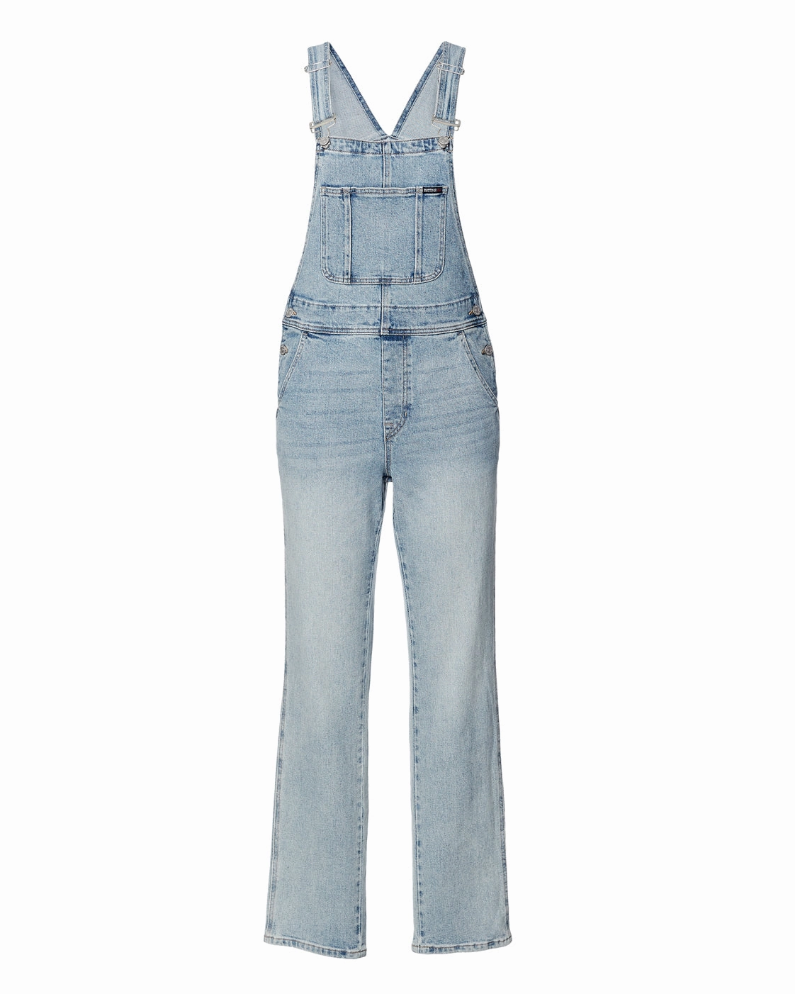 Straight Leg Hailey Women's Overalls in Light Blue - BL15838 On The Go Base Style