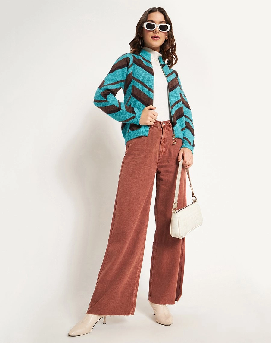 Performance Comfort Madame Peacock High Neck Sweater