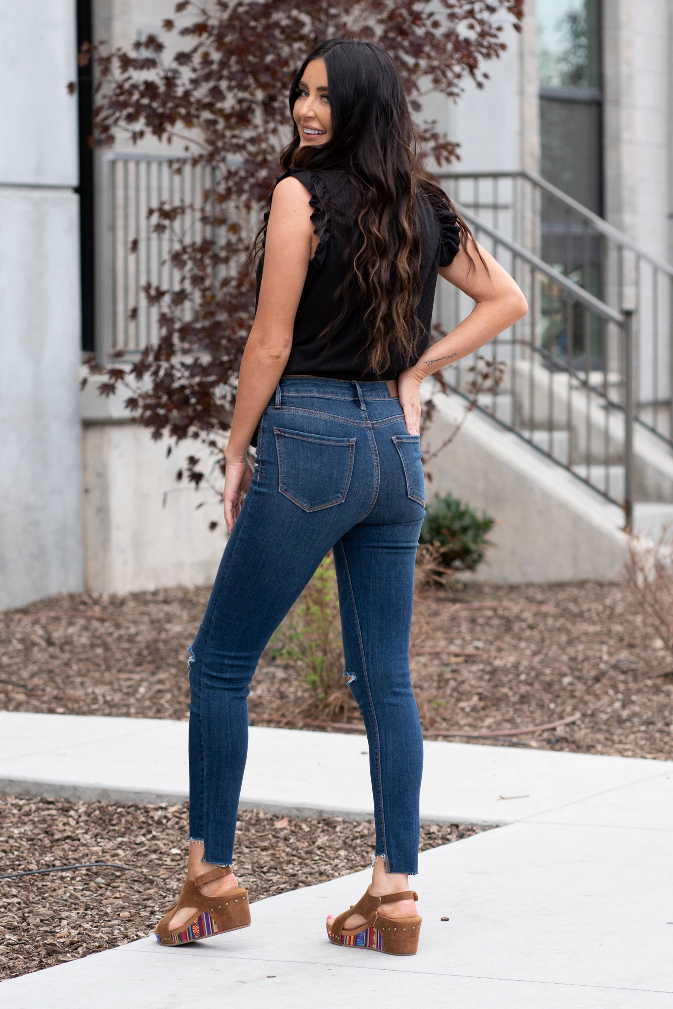 Taylor High Rise Skinny Vintage Inspired Weave Simple Touch