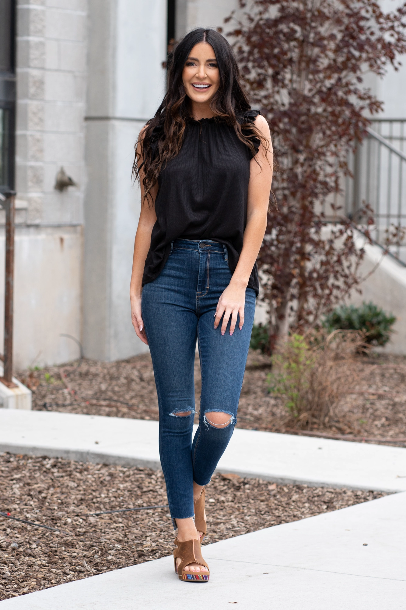 Easy Routine Rainy Day Winter Warmth Autumn Days Taylor High Rise Skinny