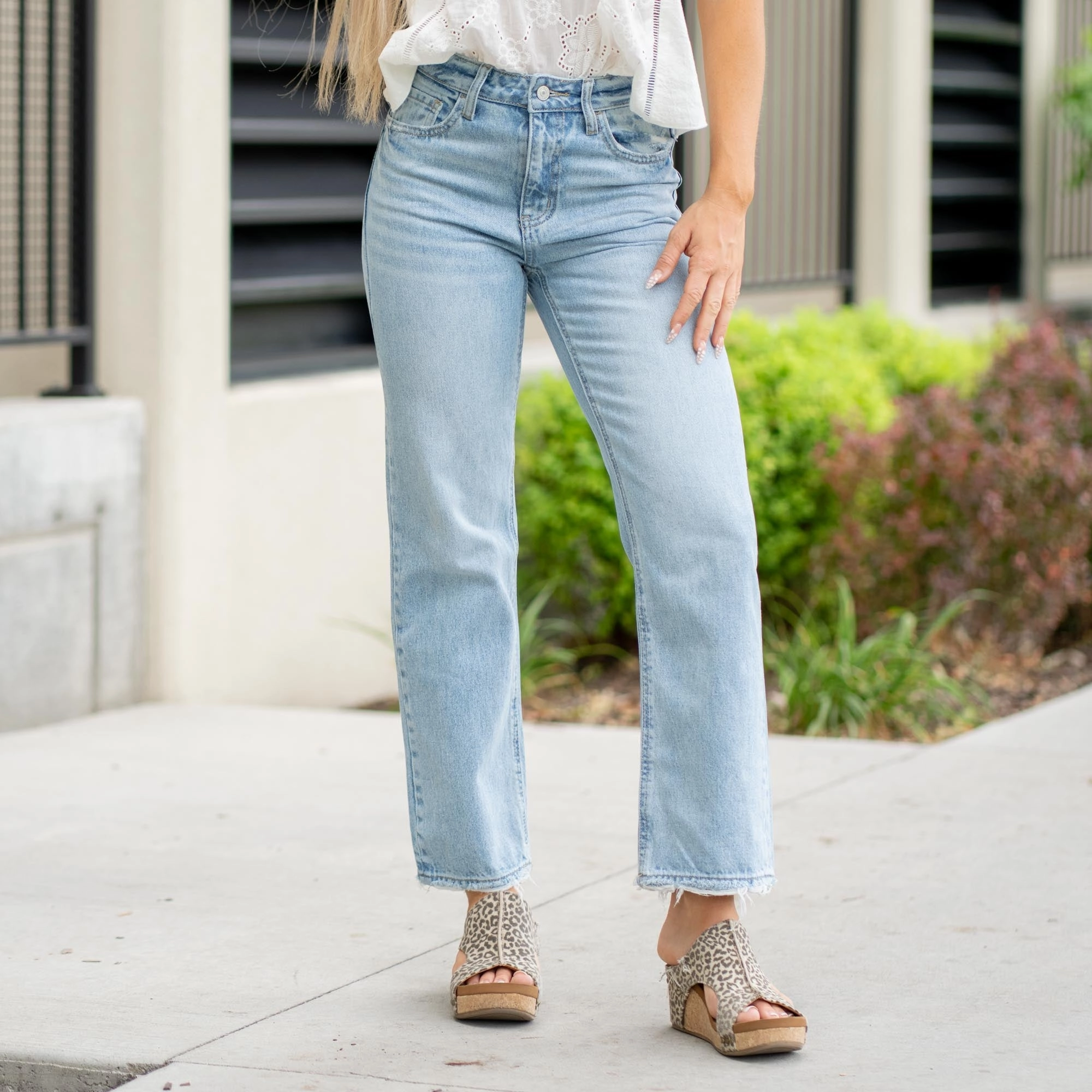 Morning Stroll Professional Wear Brunch Outfit Flexible Match Entertaining 90's Super High Rise Ankle Slim Wide Leg