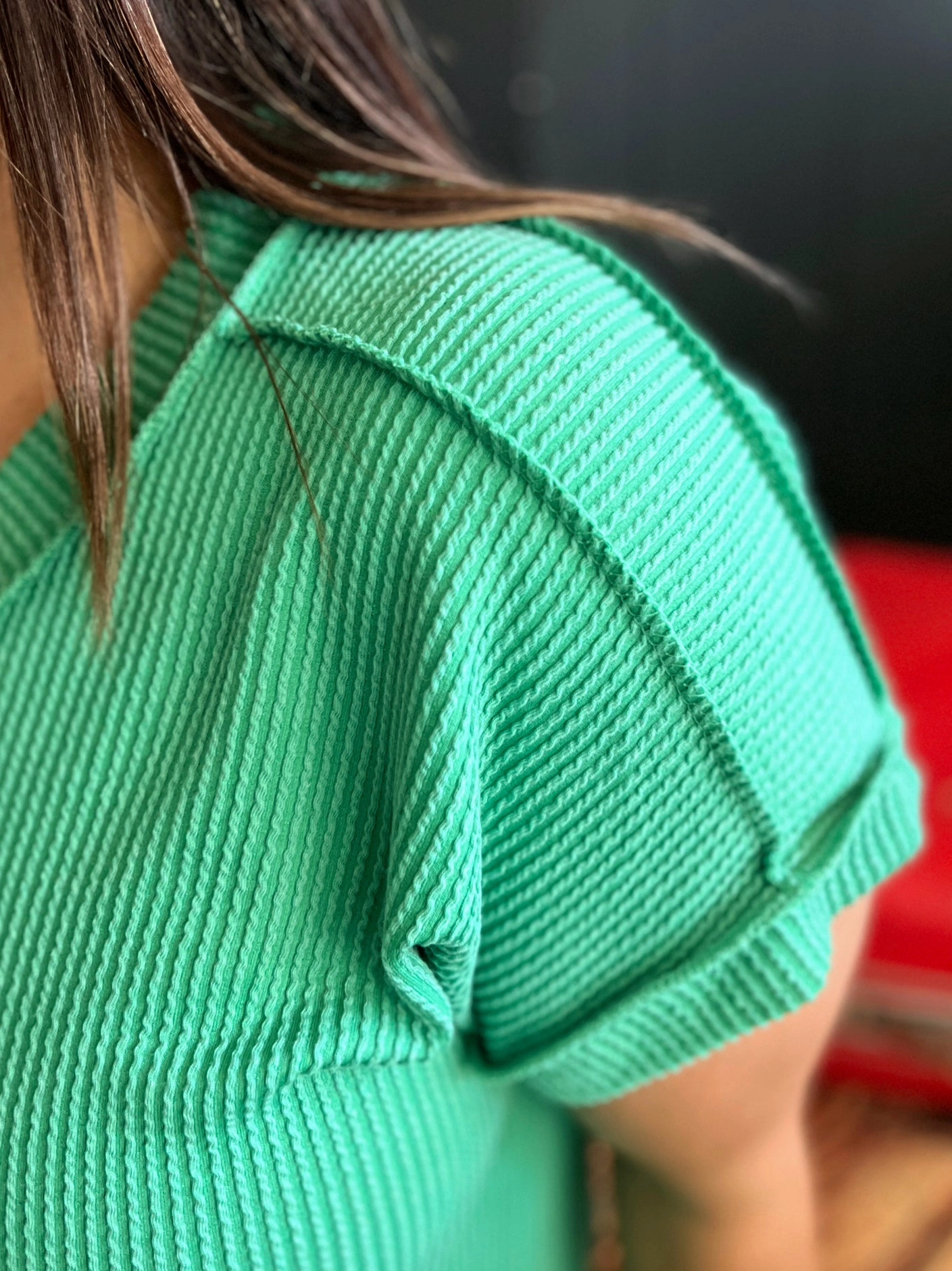 PLUS Everything That's Green Grows Top* Eco Friendly Blend High Neckline