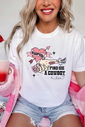 Cowboy Valentine Graphic Tee* Sustainable Production Certified