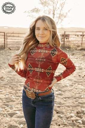 PLUS Aztec To The World Top High Visibility Trim