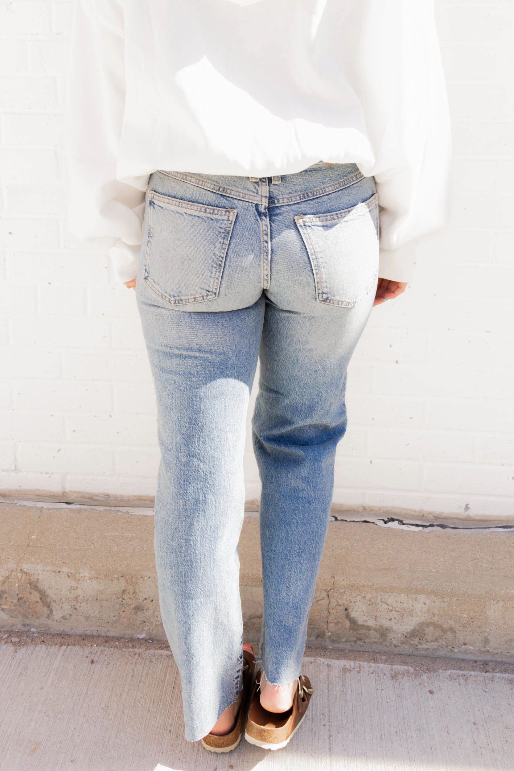 Closet Classic Simple Utility We The Free Risk Taker Mid Rise Straight Jeans | Mantra