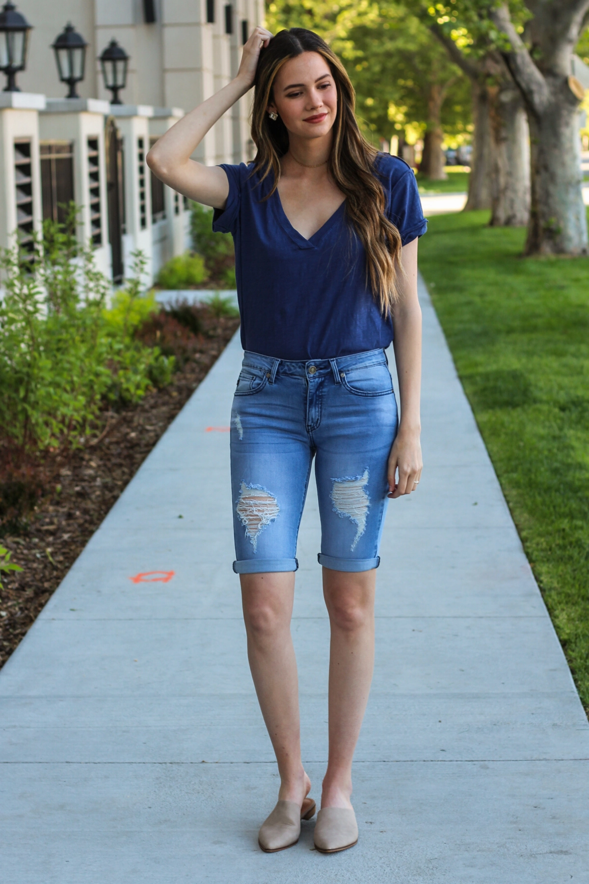 All Around Mid Rise Bermudas Shorts