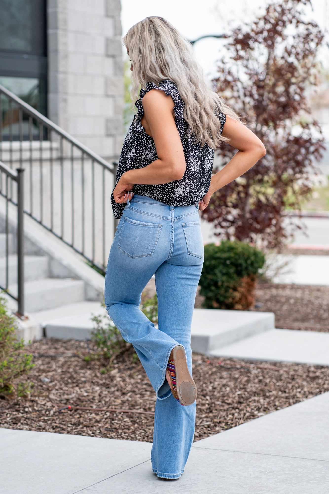 Fashionable Look Just Fine High Rise Flare