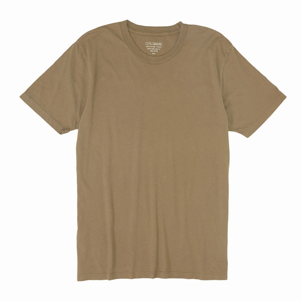 Crew Neck Short Sleeve Tee - Kindling Printed Blouse