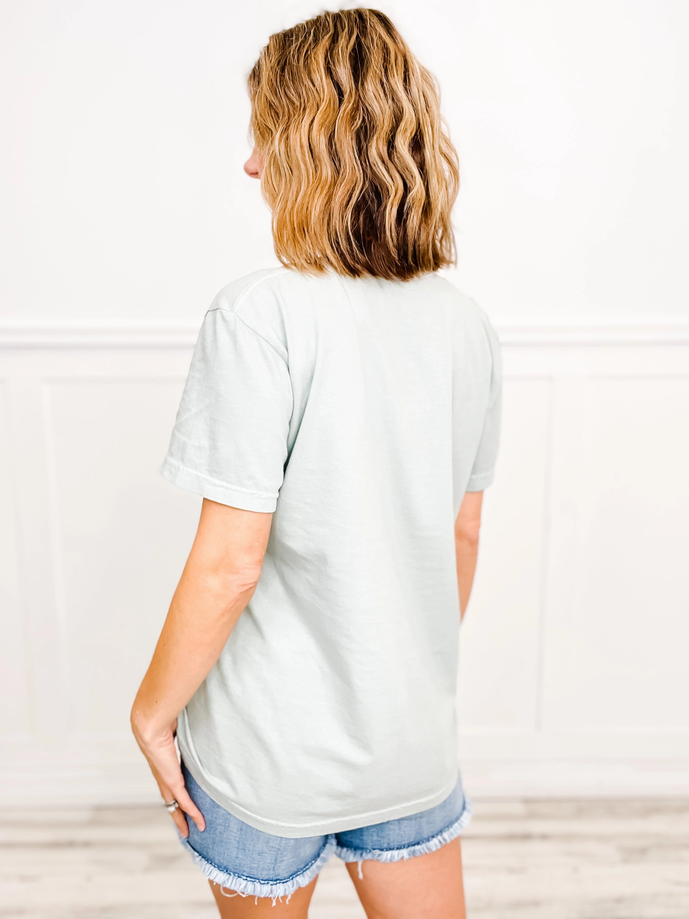 Soft Material Low Profile Zipper Some Bunny Needs Coffee Gold Foil Graphic Tee