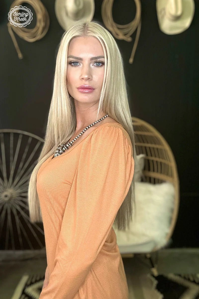 Sustainable Manufacturing Process Something Classy Butterscotch Top