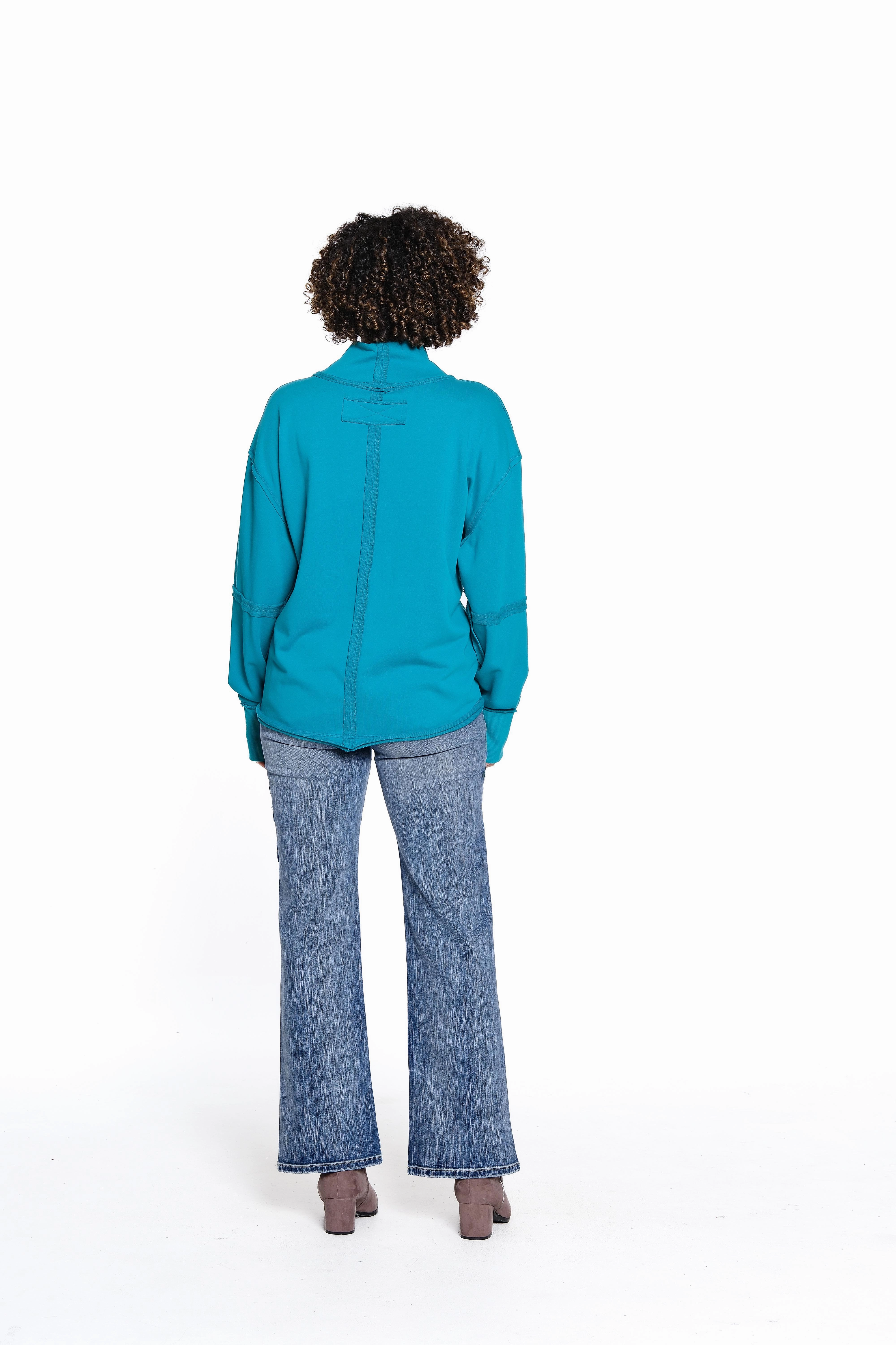 Effortless Design Embroidered Bootcut Jeans ?C Medium Indigo