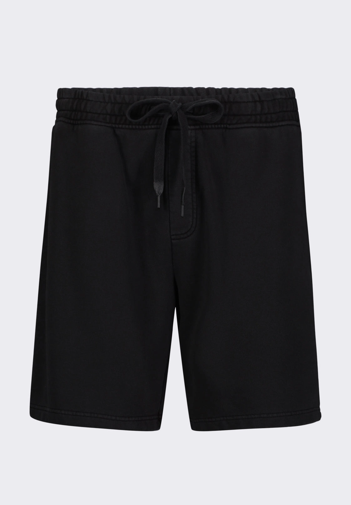 Port Pocket Design Quick Flex Hilston Men's Fleece Relaxed Shorts, Black - BM24536