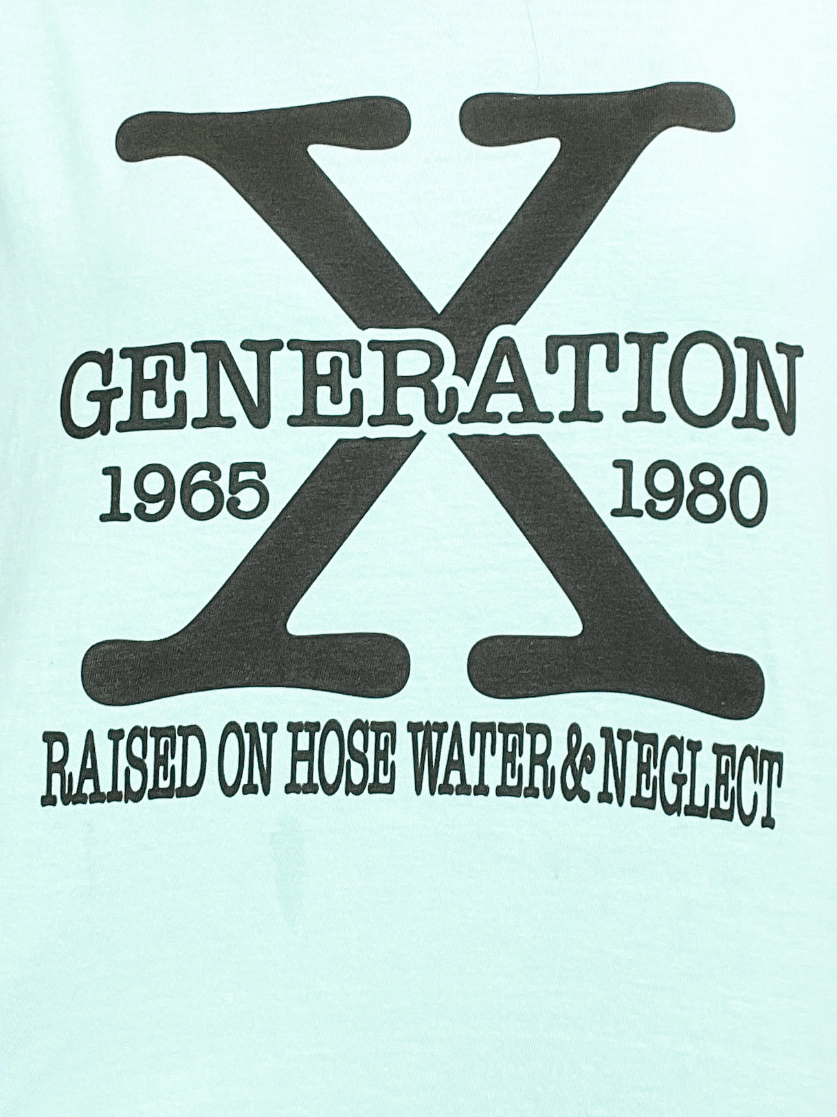 Gen X. Raised on Hose Water and Neglect Graphic Tee Classic Polo FlexibleSole