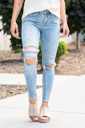 Clear Headedness Amber Mid Rise Ankle Skinny Essential Wardrobe Functional Waist