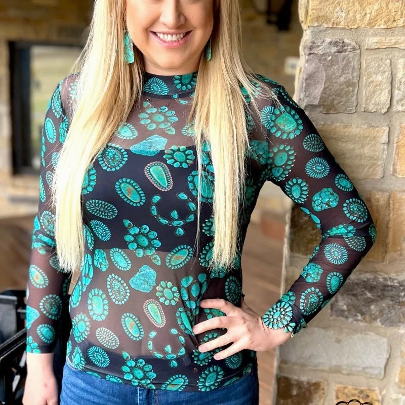 Sterling Kreek Forever In Turquoise Top RollUpCuff