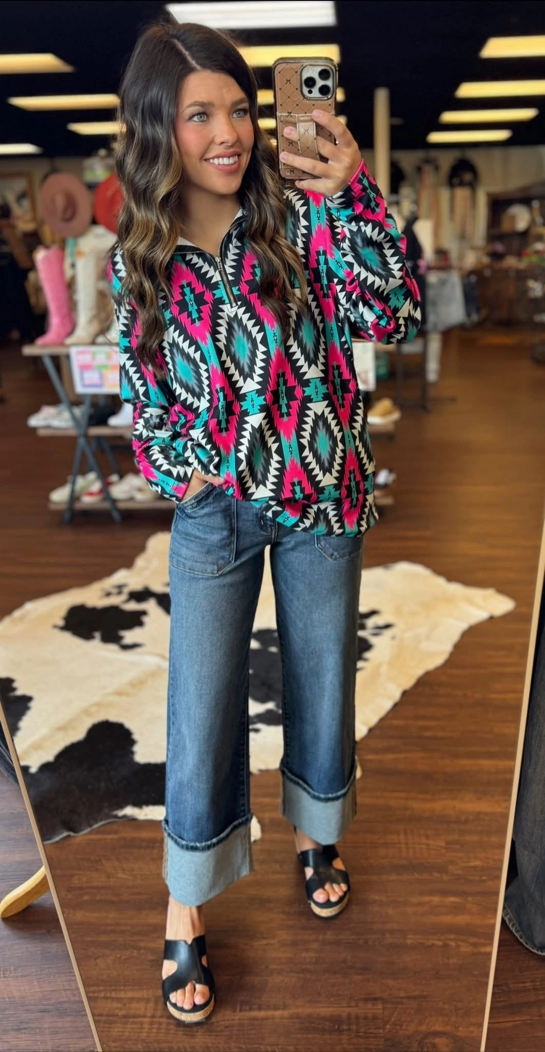 Sterling Kreek Montezuma Pullover Office Look Four Way Stretch Material