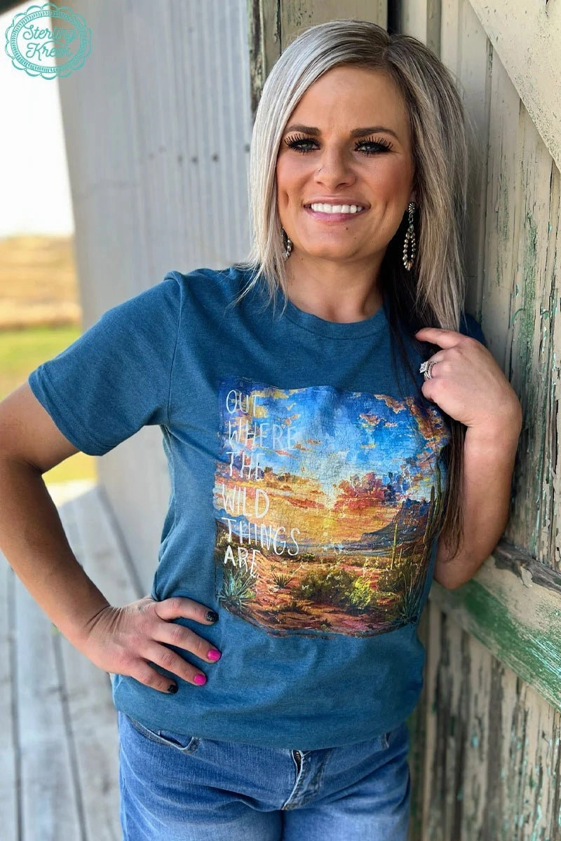 Low Impact Manufacturing Sterling Kreek Out Where The Wild Things Are Tee