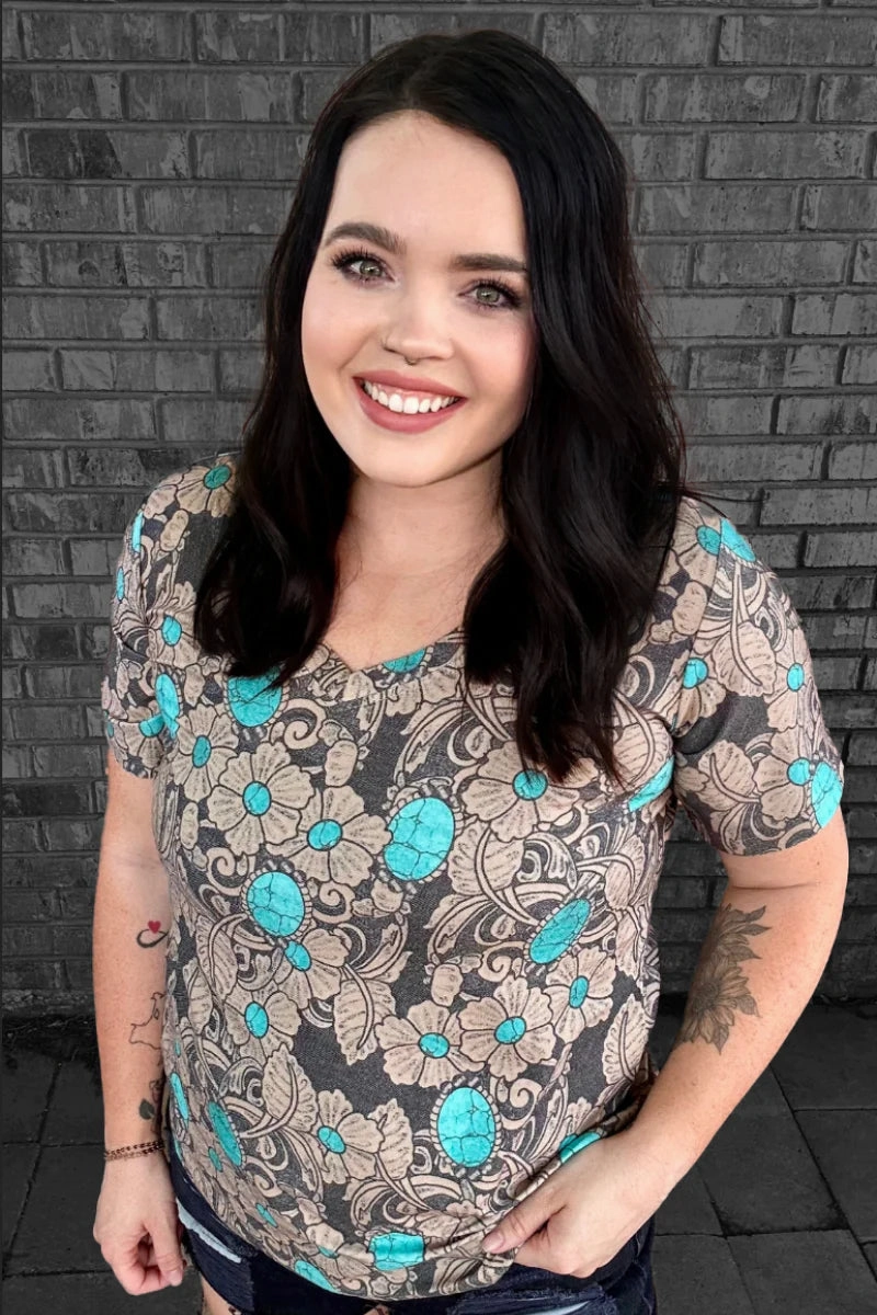 Fashionable Style EcoFriendlyDye Sterling Kreek Tattoos On This Town V Neck Tee