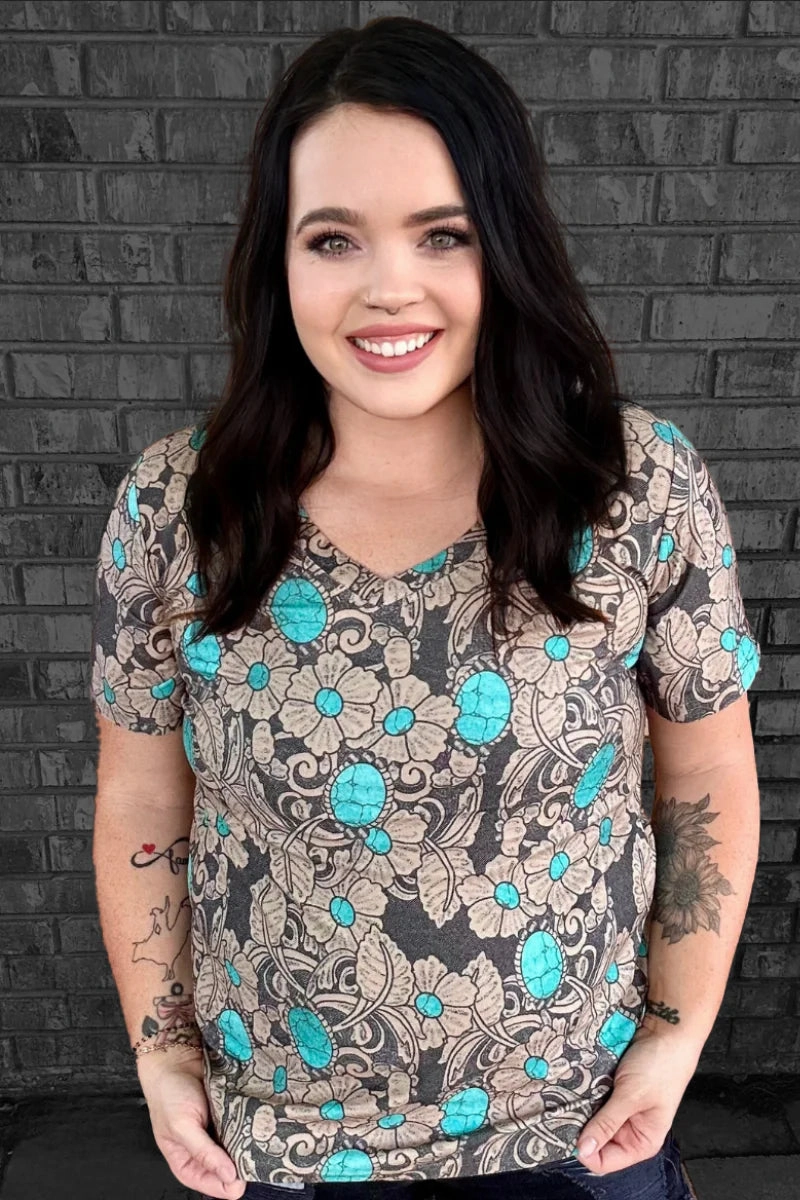 Sterling Kreek Tattoos On This Town V Neck Tee Bound Edges