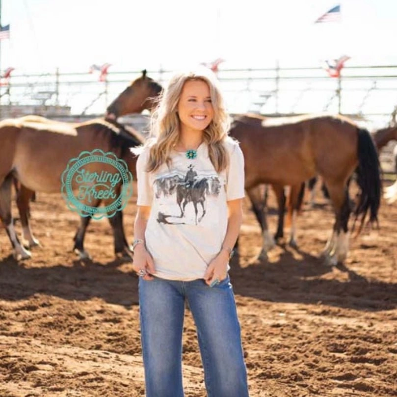 Stretchable Knit StretchableKnit Sterling Kreek To the Fire Graphic Tee