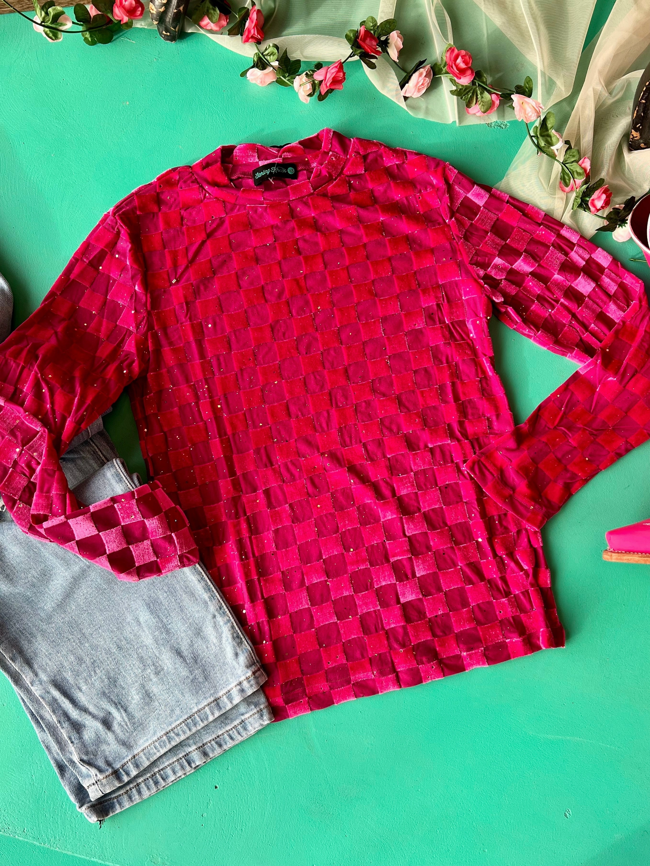 Sterling Kreek You Da Bomb Pink Top Stay Cool Technology Bold Patterns