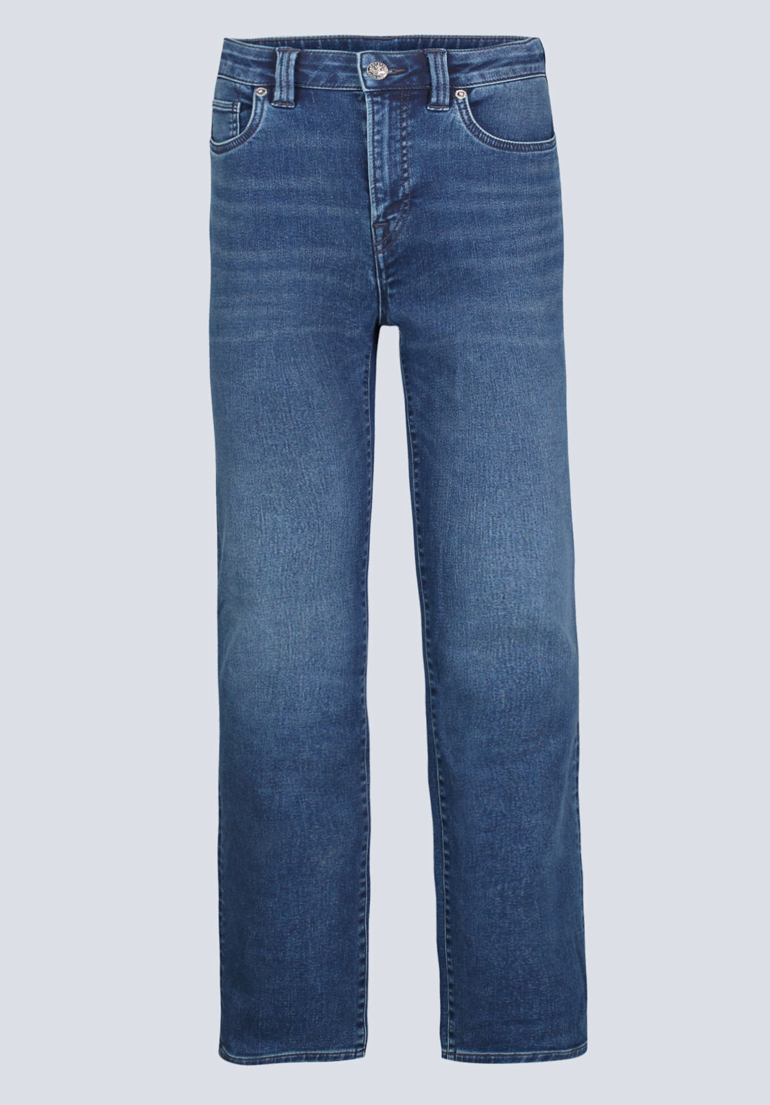 Teen Outfit Nature Lover Unisex Wear Straight Six Men's Freedom Flex Jeans, Whiskered Indigo - BM26018