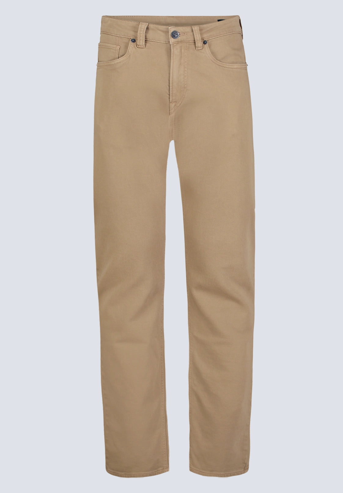 Light Stretch Straight Six Men's Freedom Flex Pants, Dark Beige - BM22939