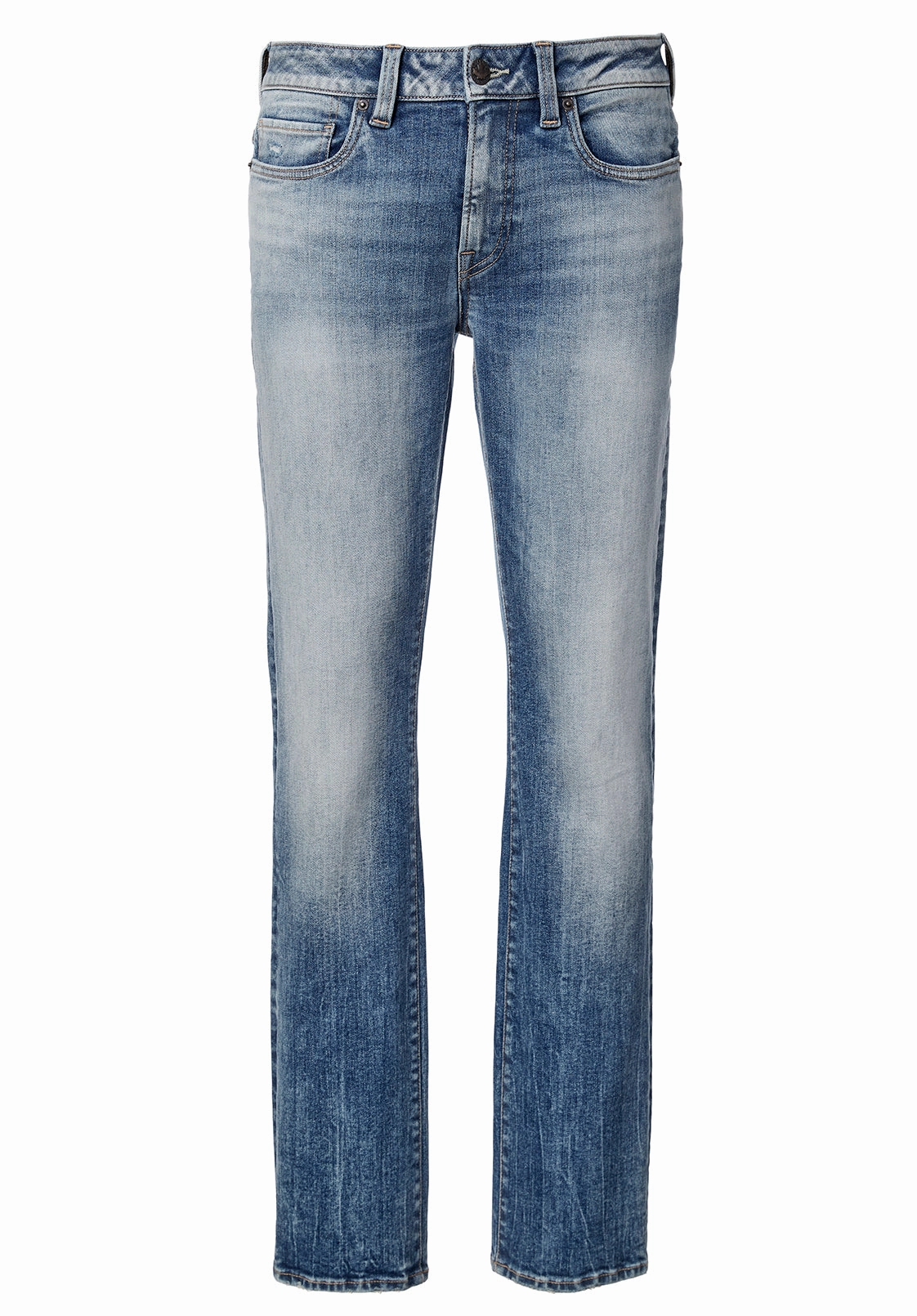 Stretch Road Trip Brunch Outfit Straight Six Men??s Jeans in Veined and Contrasted - BM22861