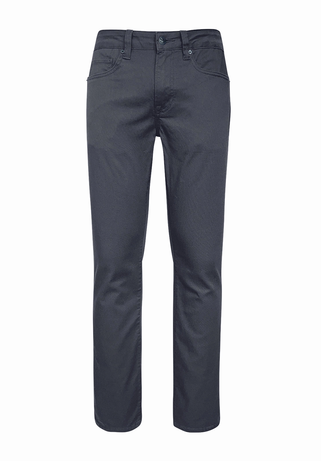 Straight Six Men's Twill Pants in Charcoal Gray - BM16083 High-waisted fit Abrasion resistant