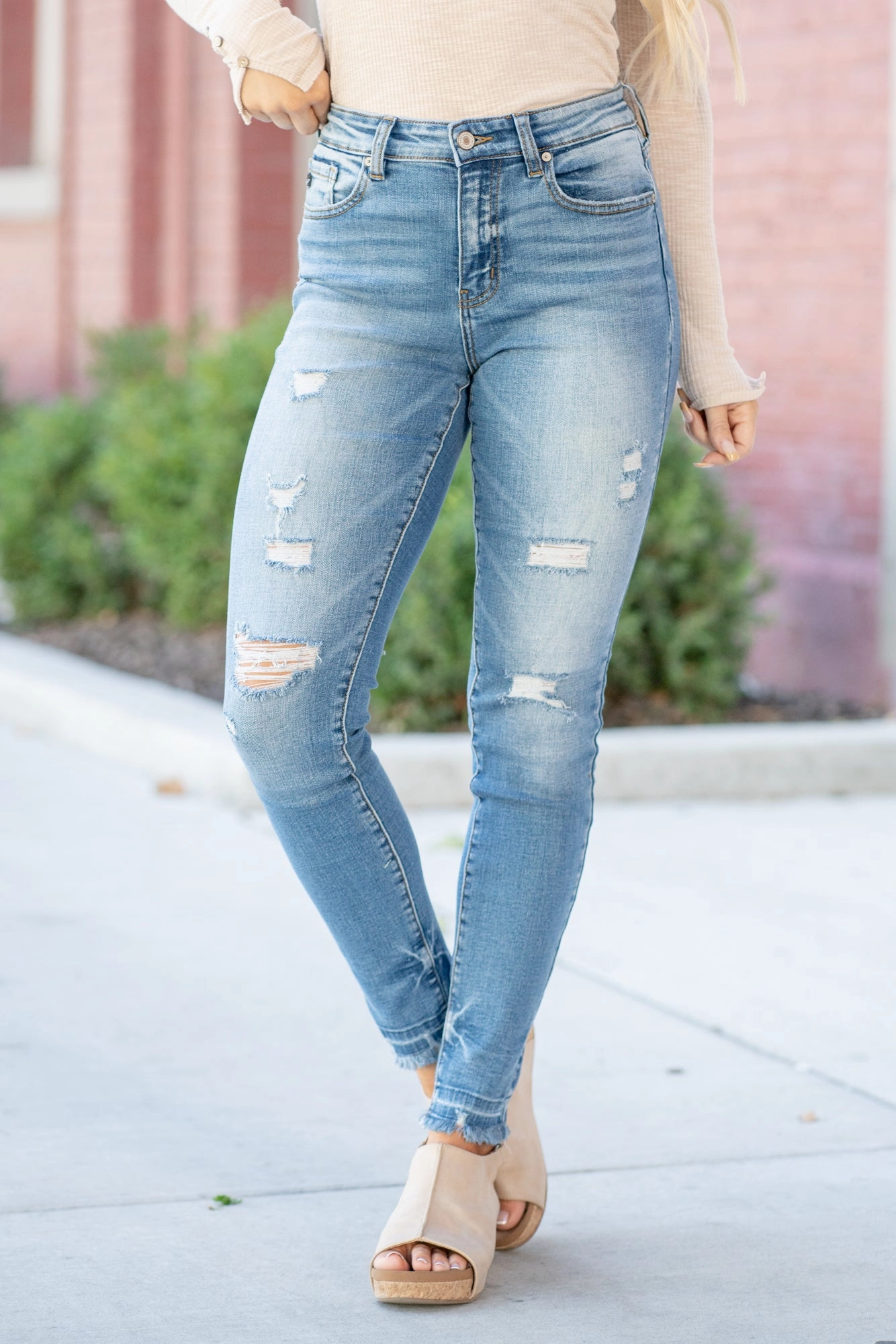 Anniston High Rise Skinny Relaxed Style Bold