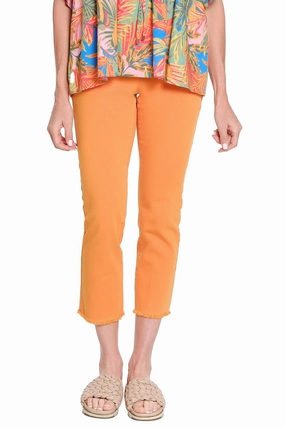 Home Comfort Weekend Warrior Stretch Pull-On Jean - Tangerine
