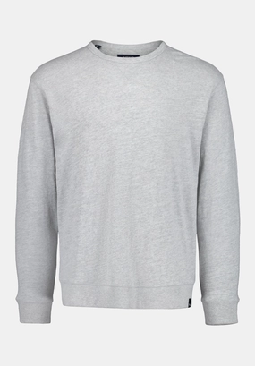 Kalder Men's Long-Sleeve Relaxed Top, Heather Grey - BM24740 MinimalistAesthetic