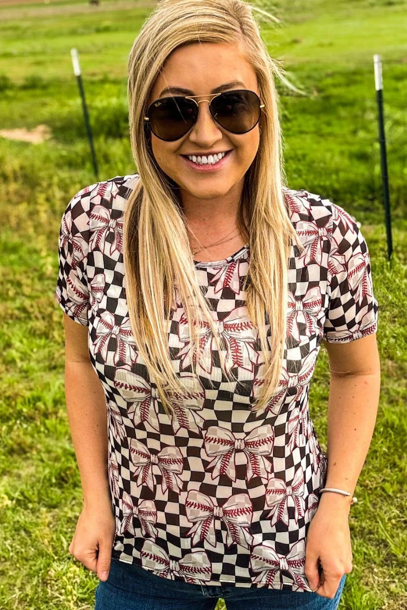 Sterling Kreek Dirt & Diamonds Short Sleeve Mesh Top SunProtective Recycled Polyester Blend