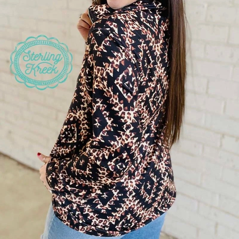 Low Profile Zipper Closure Plus Can't Spot Me Pullover