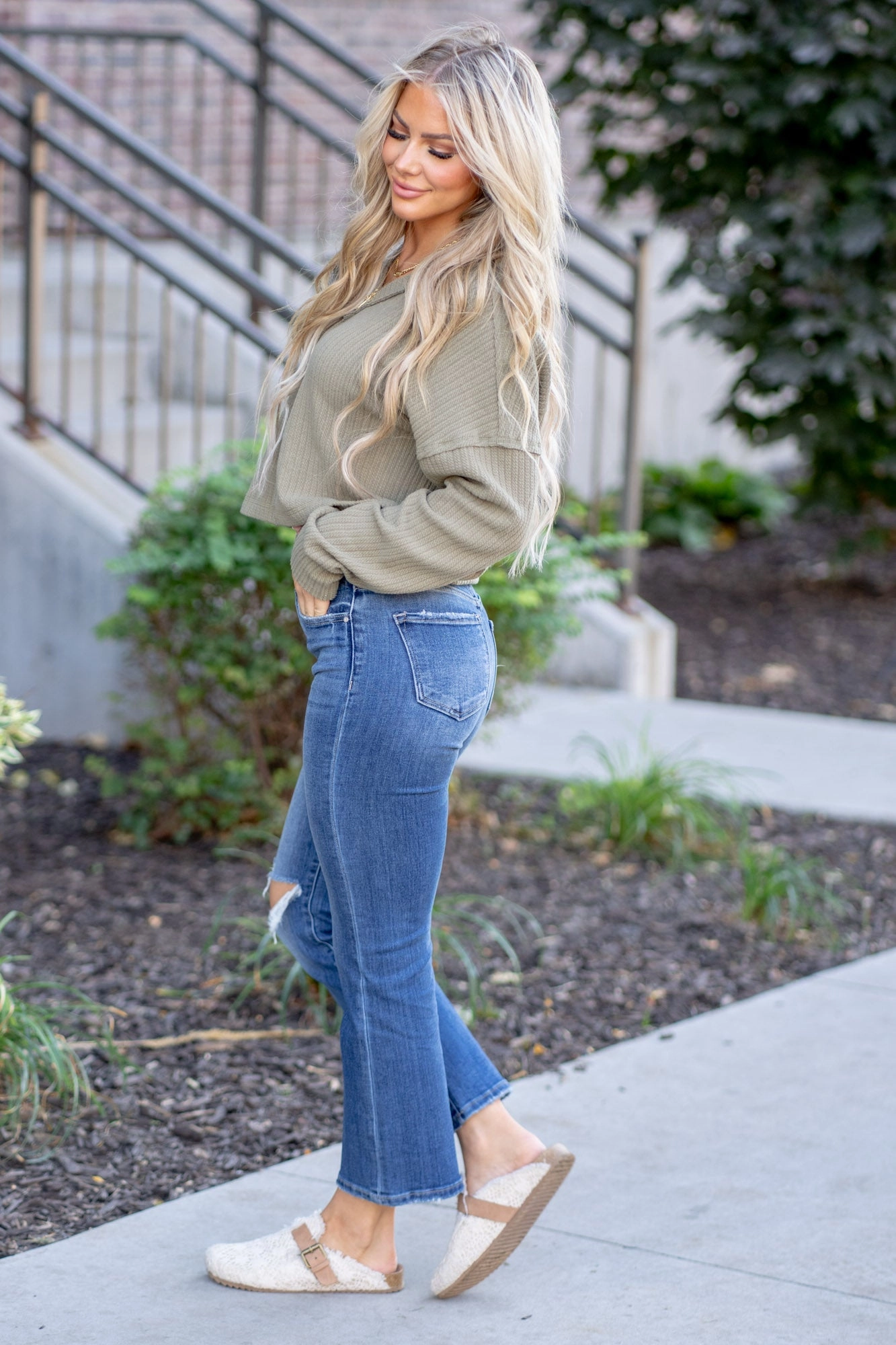 Sweater Weather High Rise Cropped Flare Regular & Plus Sizes Versatile Piece