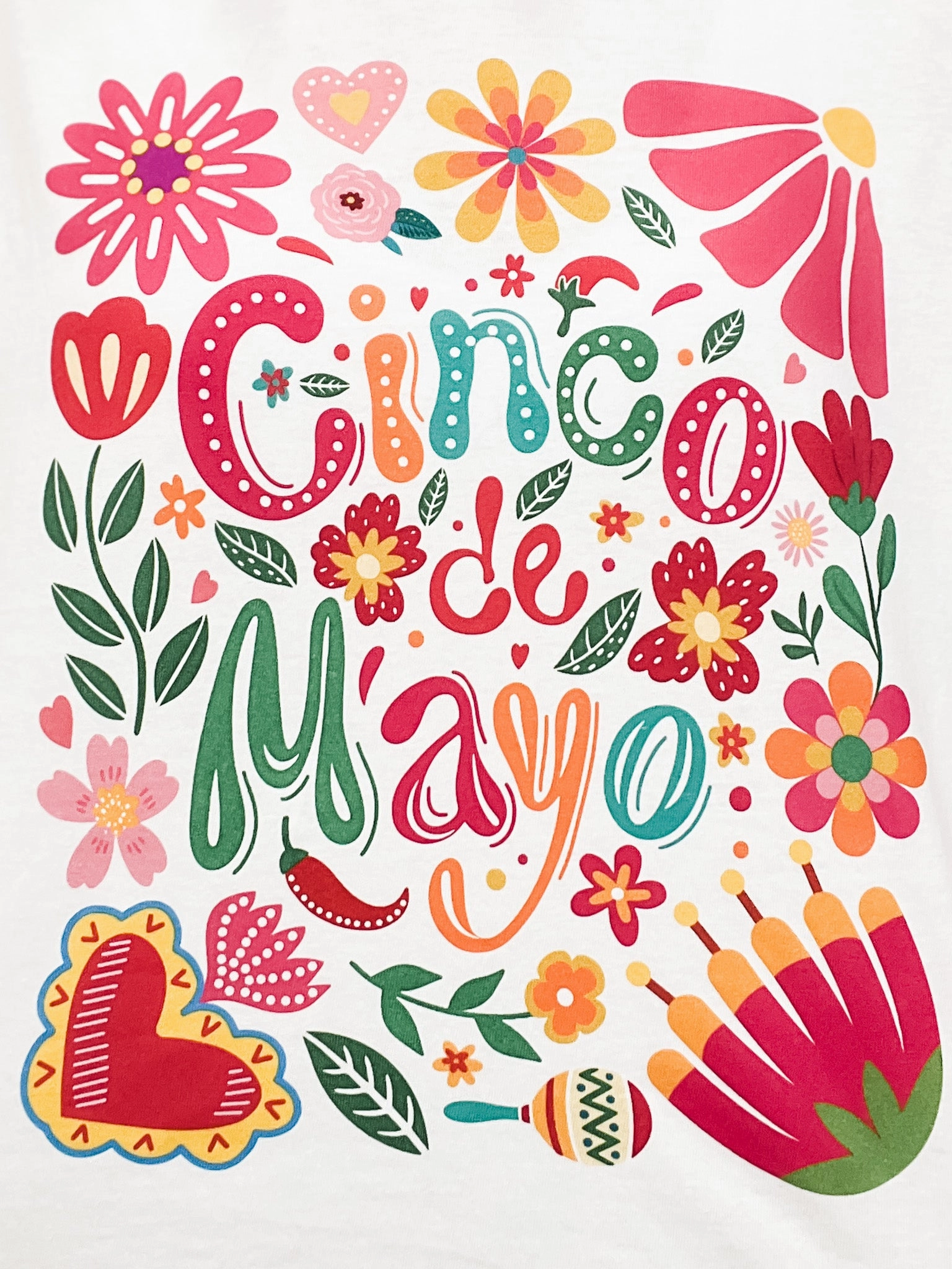 Soft Knit Cinco De Mayo Graphic Tee
