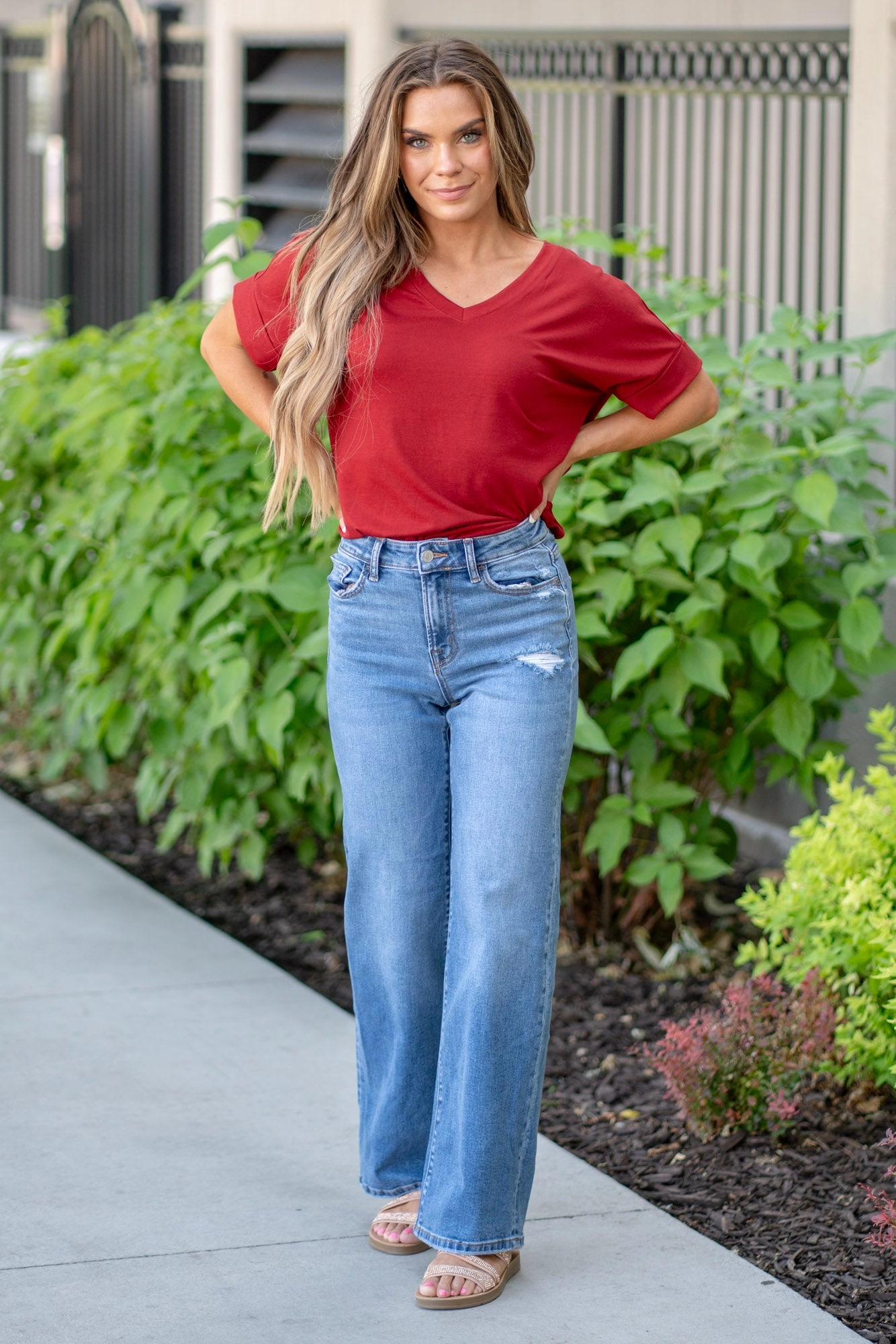 Parent Style Family Style Sweet Caroline High Rise Straight Leg Regular & Plus Sizes