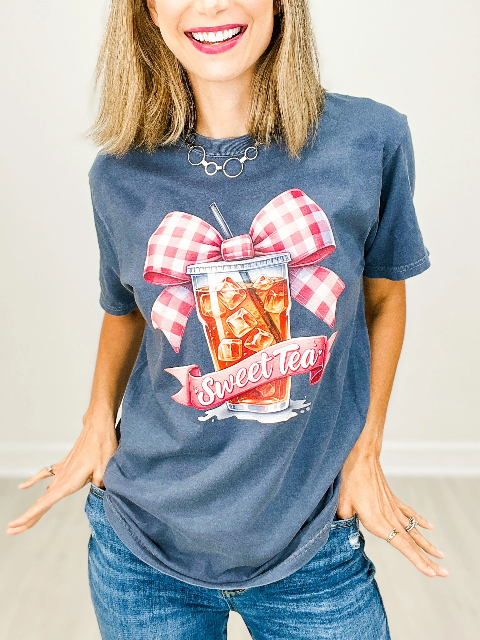 ButtonlessClosure PlushLining Sweet Tea Summer Graphic Tee