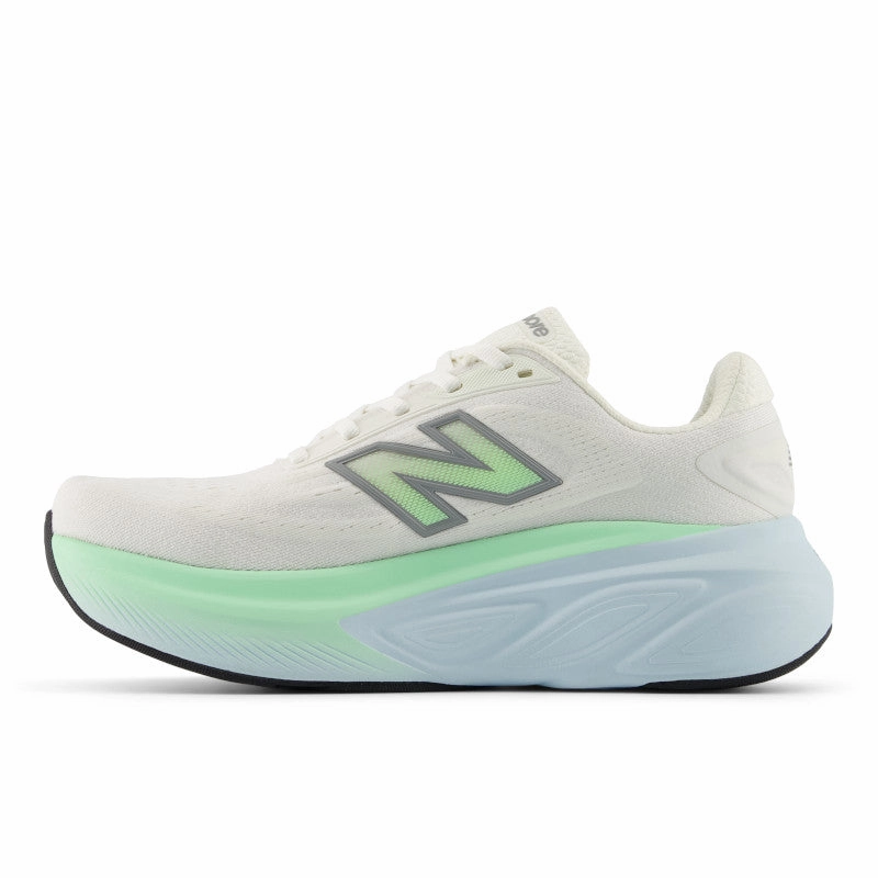 Fresh Foam X More v6 - Sea Salt with Lab Green and Frosted Glass - Women's Adaptive Movement