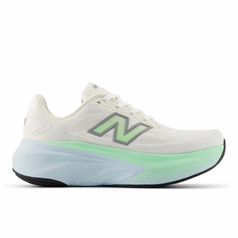Fresh Foam X More v6 - Sea Salt with Lab Green and Frosted Glass - Women's Reinforced Arch