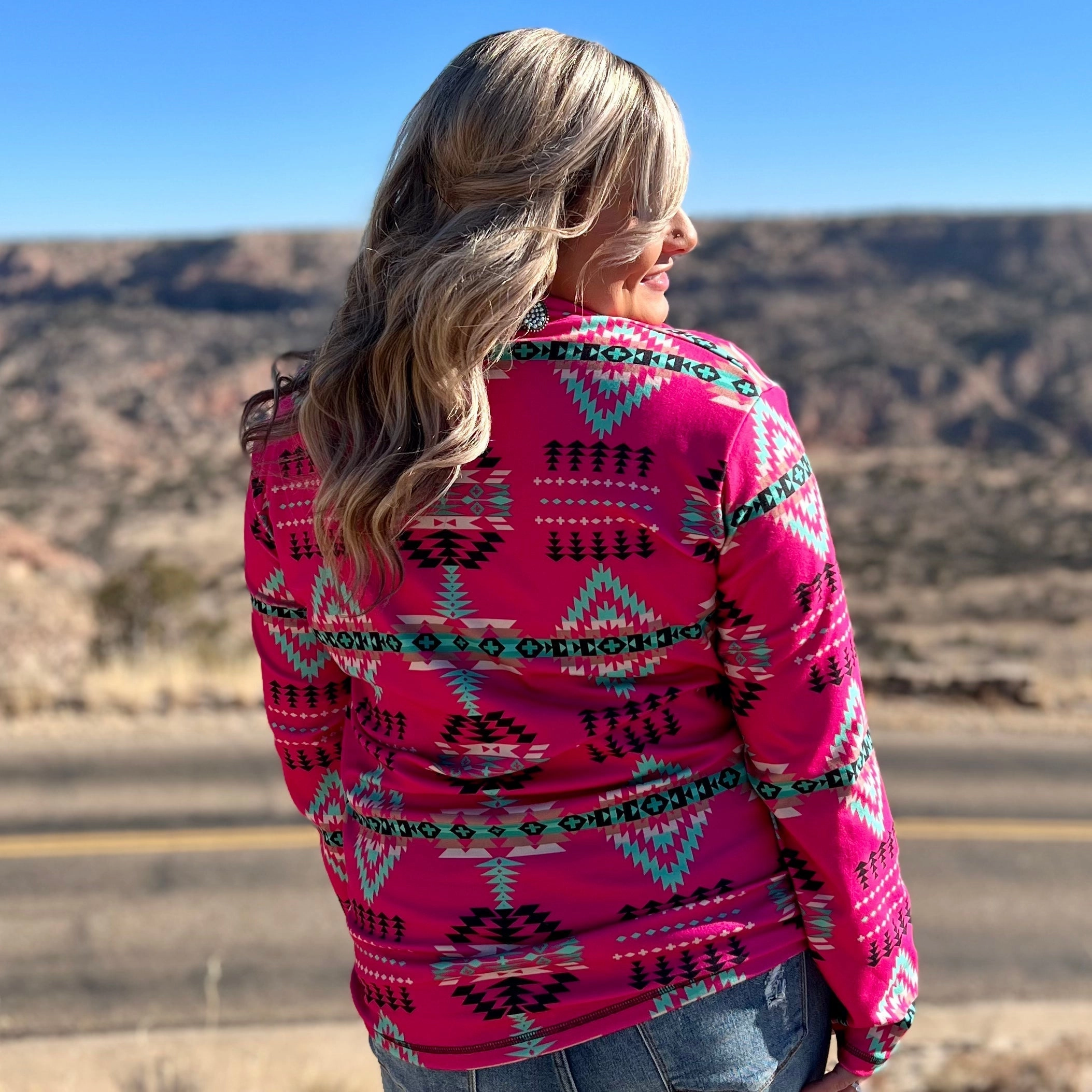 Garment Washed Softness TaglessCollars Blushin' Babe Pullover