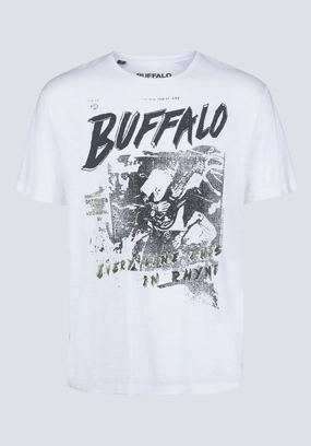 SublimatedPrint Tang Men's Short-Sleeve Graphic T-Shirt, White - BM24467