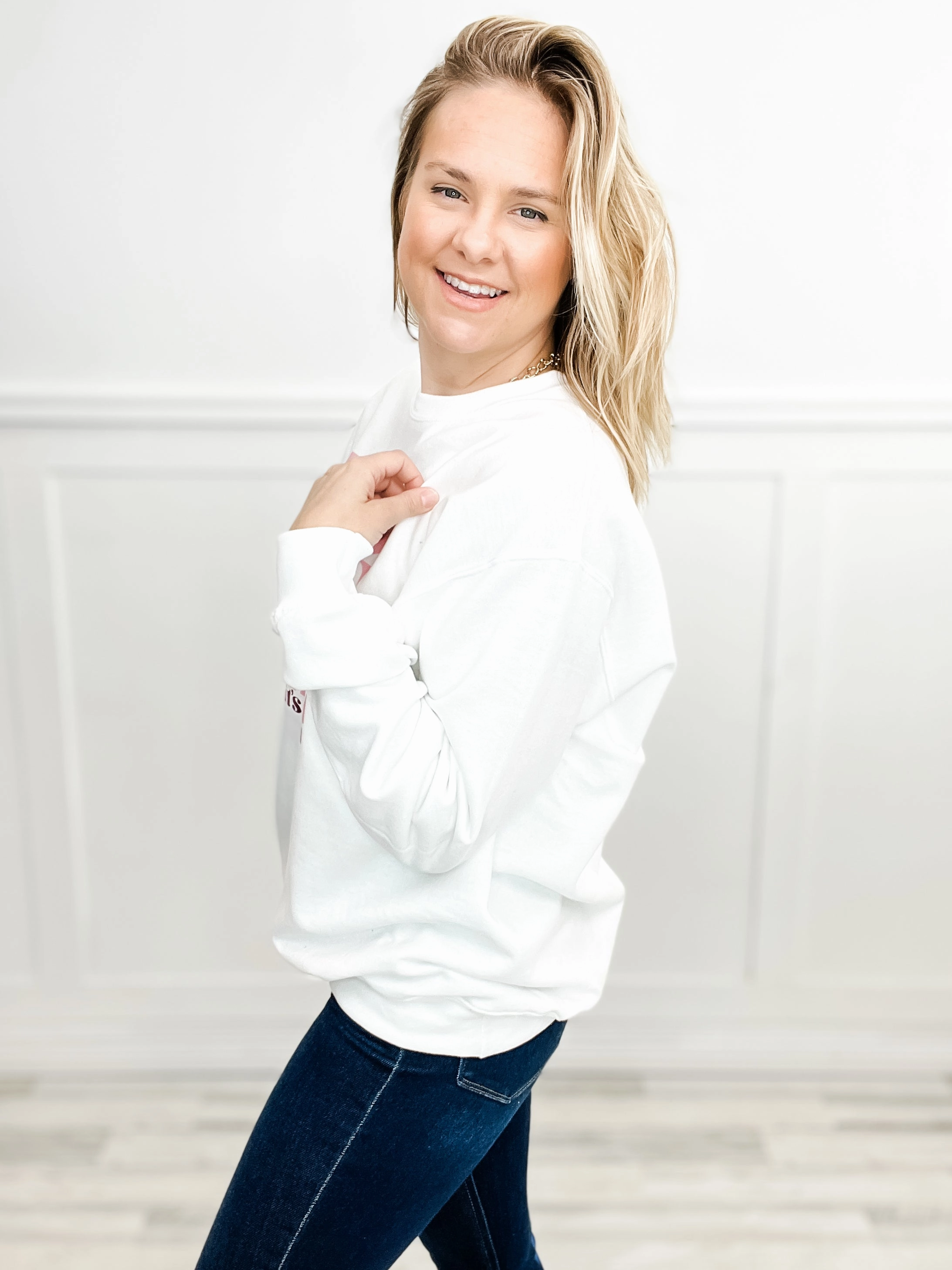 It's Not Me It's You Pink Foiled Graphic Top SeamlessSidePanels AdjustableCuffSystem